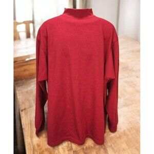 Footjoy Mens Red Golf Mock Sweater XL - Timarron Country Club